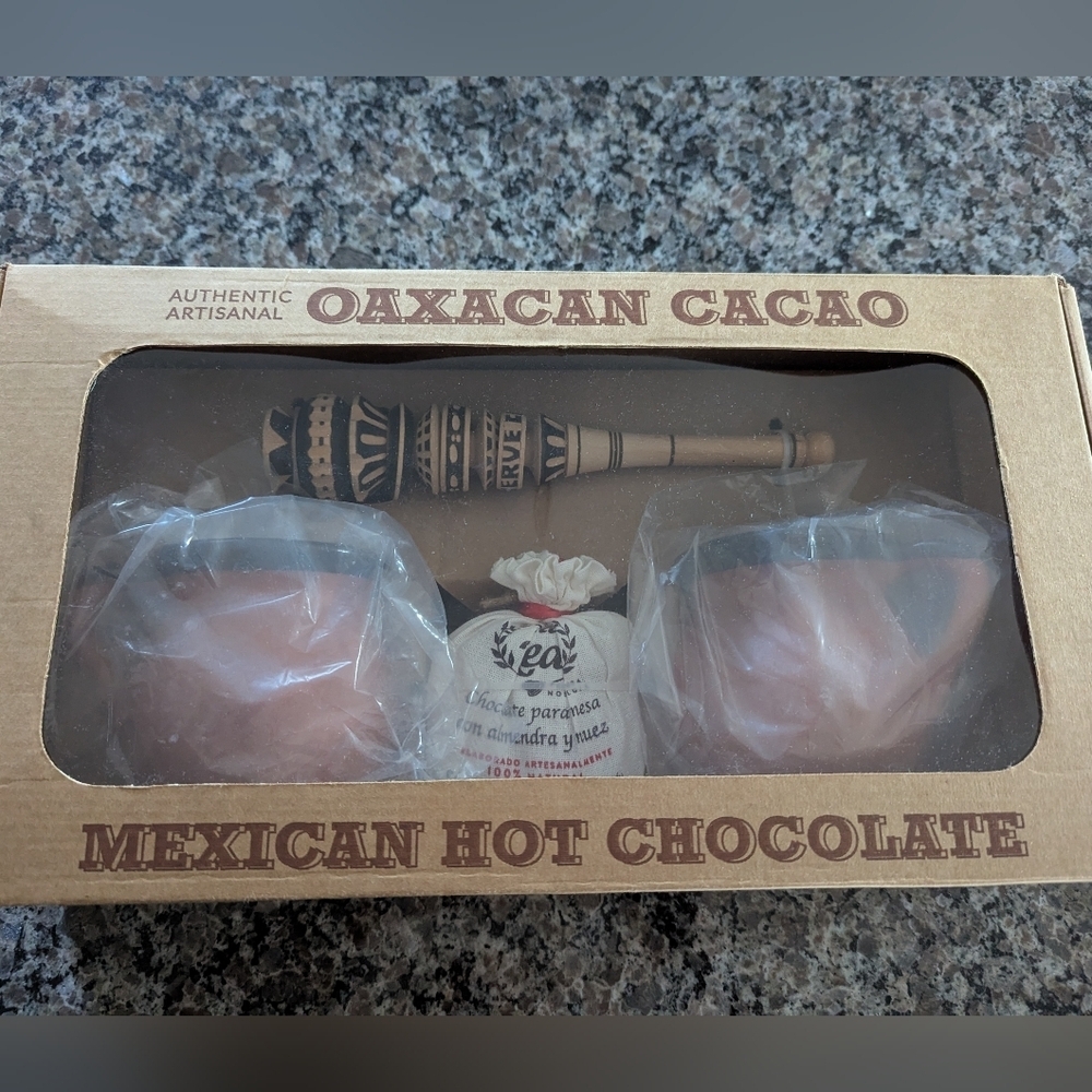 NITB Mexican Hot chocolate set. Oaxacan Cocoa set.